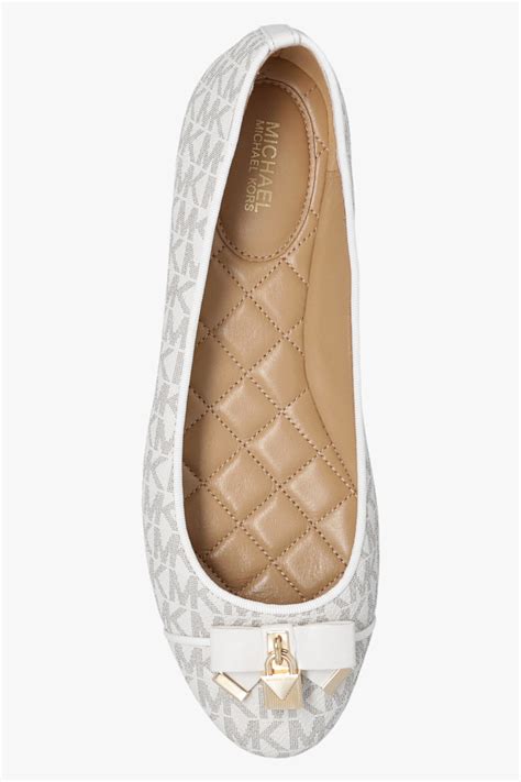 michael kors alice ballet flats gold|michael kors flat booties.